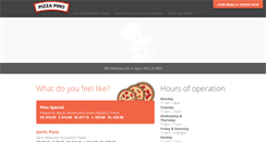 Desktop Screenshot of pizzapino.ca